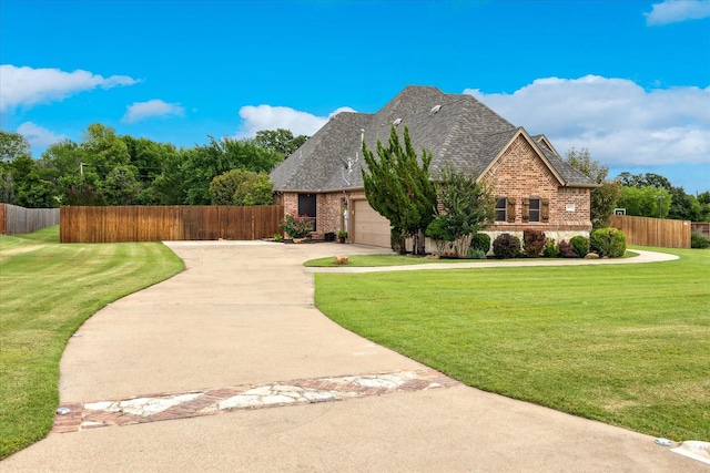 5651 Lucca Dr, Fort Worth, TX 76140 - view of front of property featuring brick siding, driveway, an attached garage, and a shingled roof