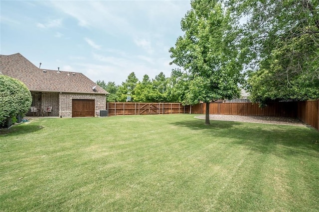 205 Suncreek Dr, Allen, TX 75013 - fenced backyard with a garage