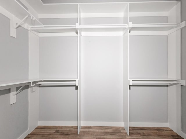1609 E Bluff St, Fort Worth, TX 76102 - walk in closet with wood finished floors