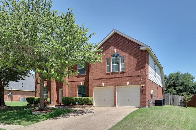 1013 Lilac Ln, Desoto, TX 75115 - view of front of house featuring brick siding, concrete driveway, and a garage