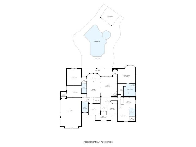 18044 Langford Ln, Talty, TX 75126 - view of floor plan / room layout