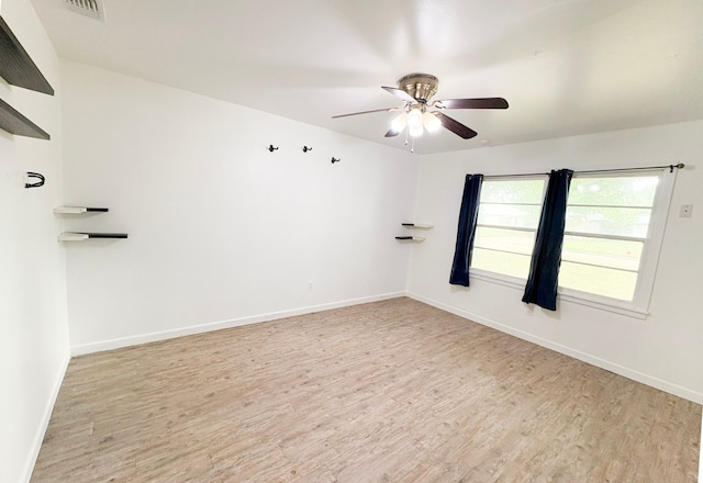 310 Lexington Ave, Abilene, TX 79605 - empty room featuring wood finished floors and a ceiling fan