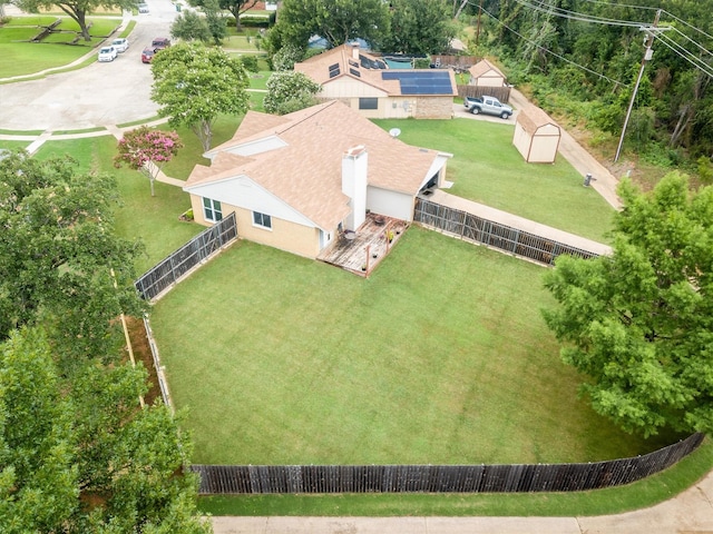 1737 Live Oak Ct, Lewisville, TX 75067 - view from above of property