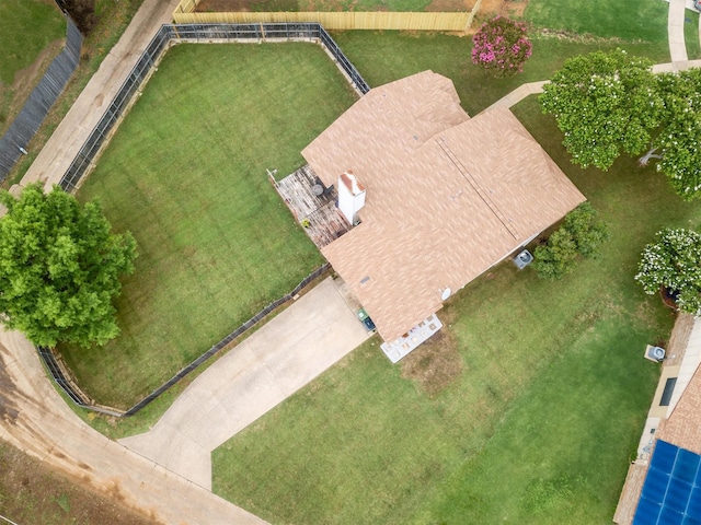 1737 Live Oak Ct, Lewisville, TX 75067 - bird's eye view