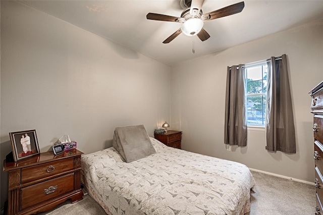 531 Himes Dr, Euless, TX 76039 - bedroom with carpet flooring and ceiling fan