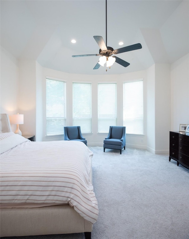 13896 Evergreen Dr, Frisco, TX 75035 - bedroom with carpet flooring, recessed lighting, and a ceiling fan