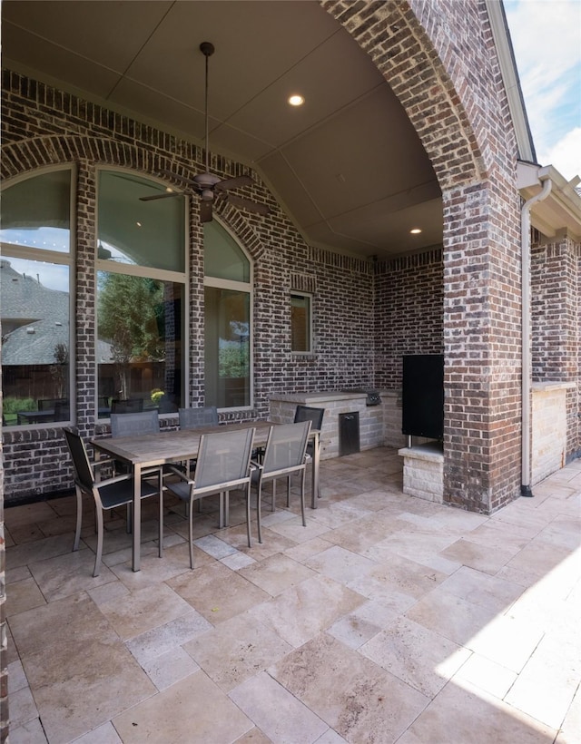 13896 Evergreen Dr, Frisco, TX 75035 - view of patio / terrace with outdoor dining space