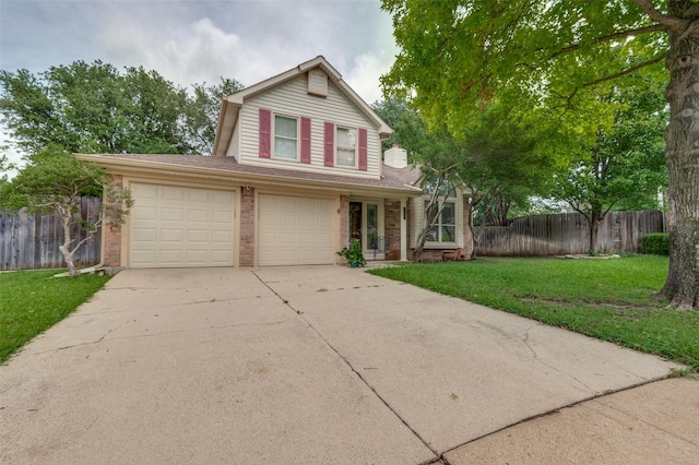 1405 Mapleton Ct, Arlington, TX 76018 - traditional-style home with brick siding and concrete driveway