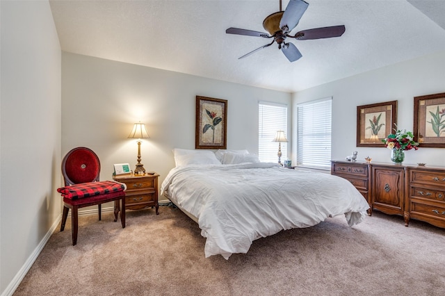 1405 Mapleton Ct, Arlington, TX 76018 - bedroom featuring light colored carpet and a ceiling fan