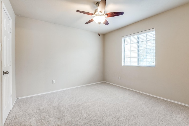 1138 Sophia St, Allen, TX 75013 - carpeted empty room with ceiling fan and baseboards