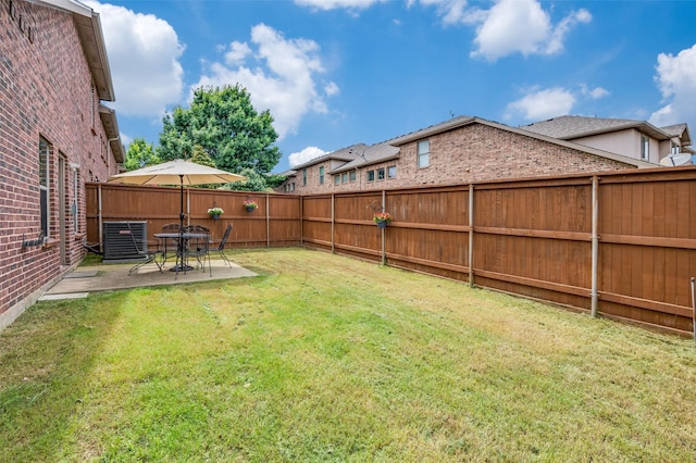 1138 Sophia St, Allen, TX 75013 - fenced backyard with a patio
