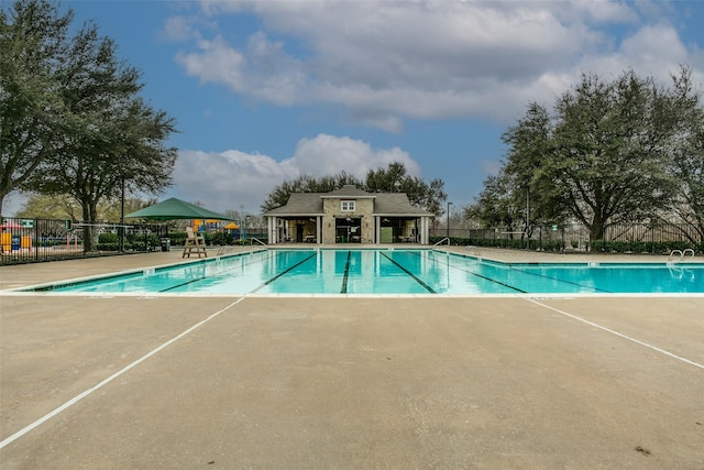 1138 Sophia St, Allen, TX 75013 - community pool featuring a patio area