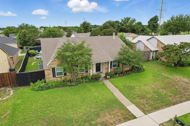 864 Warwick Dr, Plano, TX 75023 - view of front of property with brick siding and a shingled roof