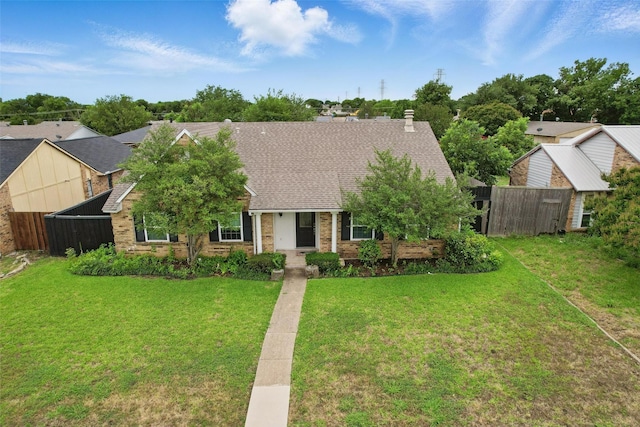 864 Warwick Dr, Plano, TX 75023 - view of front of property featuring roof with shingles and brick siding
