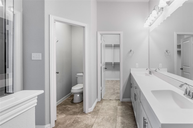 5608 Grove Cove Dr, Mckinney, TX 75071 - full bathroom with double vanity and a spacious closet