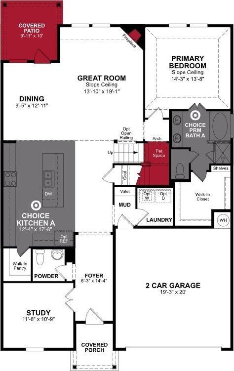5308 Overbrook Dr, Denton, TX 76207 - view of room layout