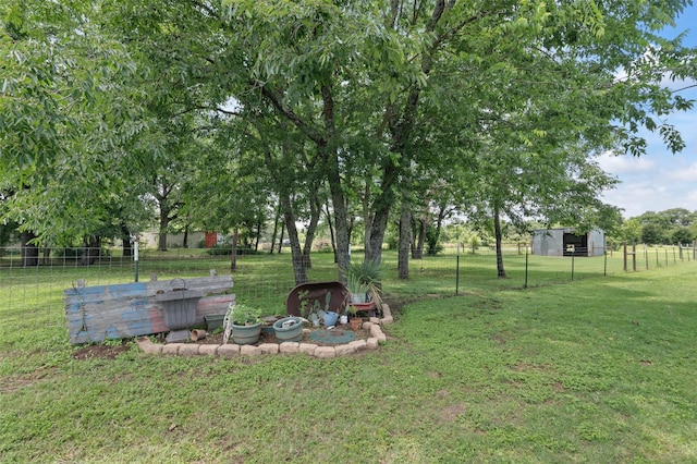 415 Lake By Dr, Kemp, TX 75143 - view of yard featuring a storage shed