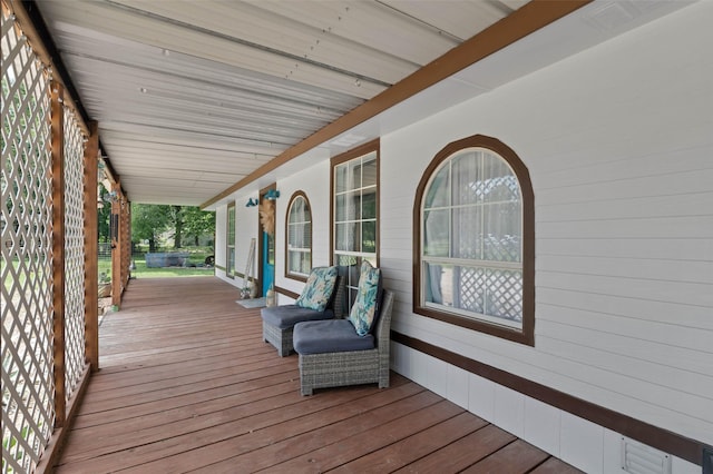 415 Lake By Dr, Kemp, TX 75143 - view of wooden porch