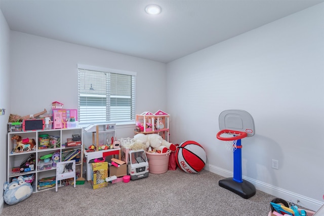 111 Arrowhead Dr, Sanger, TX 76266 - recreation room featuring carpet and baseboards