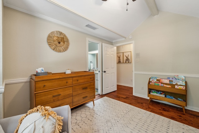 3217 Oak Tree Ln, Grapevine, TX 76051 - bedroom featuring wood finished floors, ceiling fan, and crown molding