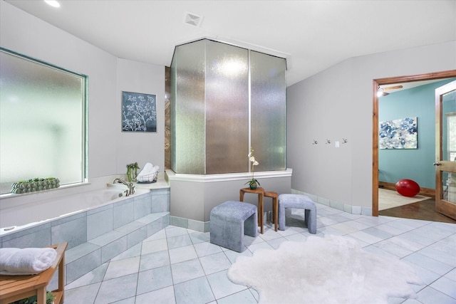 2702 Hidden Trails Rd, Royse City, TX 75189 - full bathroom with tile patterned flooring and a bath
