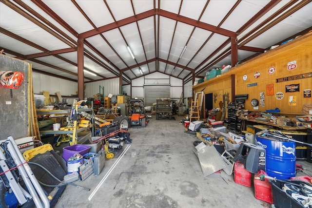 2702 Hidden Trails Rd, Royse City, TX 75189 - garage with a workshop area