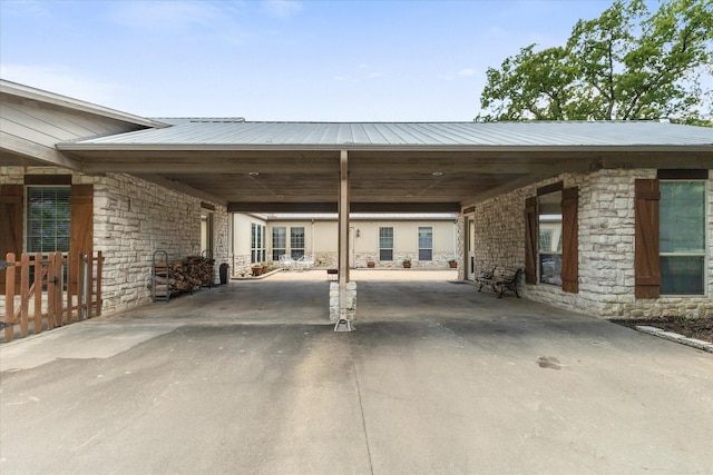 2702 Hidden Trails Rd, Royse City, TX 75189 - view of patio with a carport and driveway