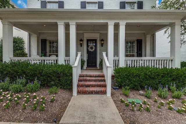 7204 Ripley St, Mckinney, TX 75071 - view of exterior entry with a porch