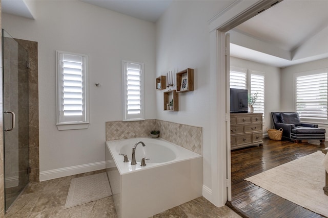 7204 Ripley St, Mckinney, TX 75071 - full bath with a bath and a shower stall