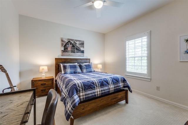 7204 Ripley St, Mckinney, TX 75071 - carpeted bedroom featuring baseboards and a ceiling fan