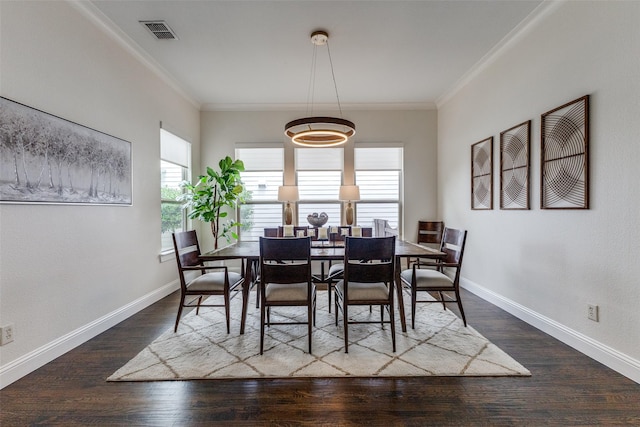 7204 Ripley St, Mckinney, TX 75071 - dining room featuring crown molding and wood finished floors