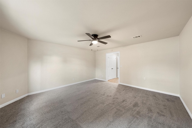 402 2nd St, Moody, TX 76557 - unfurnished room with ceiling fan and carpet flooring