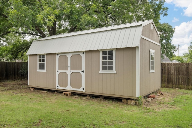 402 2nd St, Moody, TX 76557 - view of shed with a fenced backyard