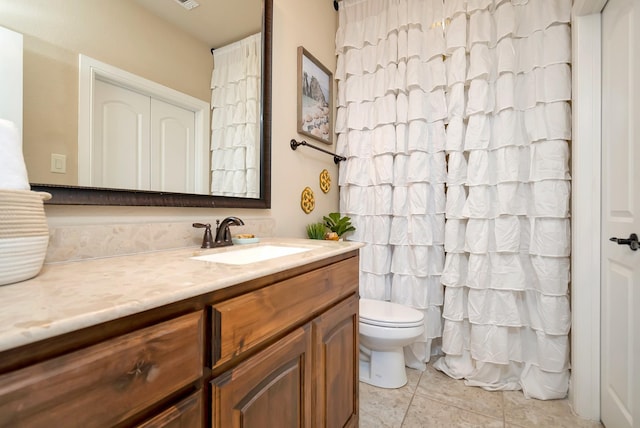 1844 Halifax St, Roanoke, TX 76262 - bathroom featuring vanity and tile patterned flooring