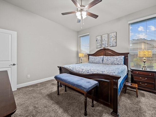 5622 Log Cabin Ct, Midlothian, TX 76065 - carpeted bedroom featuring baseboards and ceiling fan