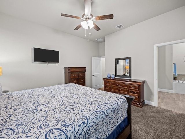 5622 Log Cabin Ct, Midlothian, TX 76065 - bedroom featuring carpet and a ceiling fan