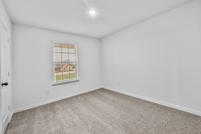 113 Aslan Rd, Poolville, TX 76487 - carpeted spare room featuring baseboards and recessed lighting