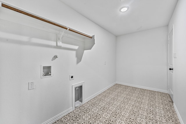 113 Aslan Rd, Poolville, TX 76487 - washroom featuring hookup for a washing machine and hookup for an electric dryer
