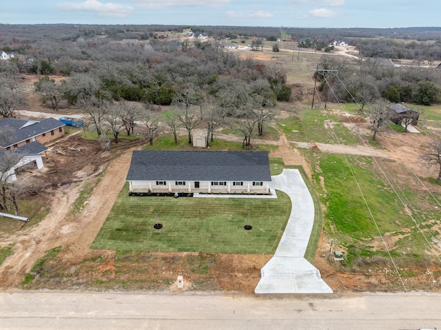 113 Aslan Rd, Poolville, TX 76487 - view from above of property