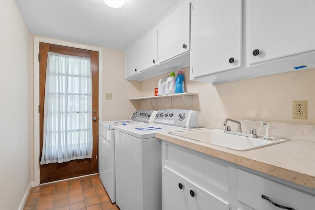 200 Hillcrest Ct, Irving, TX 75062 - laundry area with washer and dryer and cabinet space