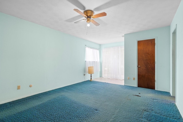 200 Hillcrest Ct, Irving, TX 75062 - empty room featuring carpet floors and a ceiling fan