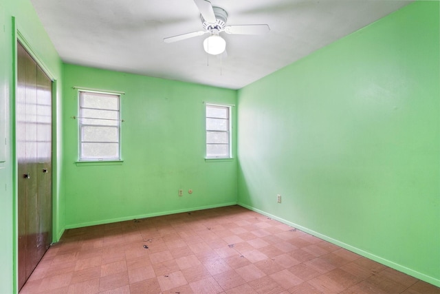 200 Hillcrest Ct, Irving, TX 75062 - unfurnished room with tile patterned floors and a ceiling fan