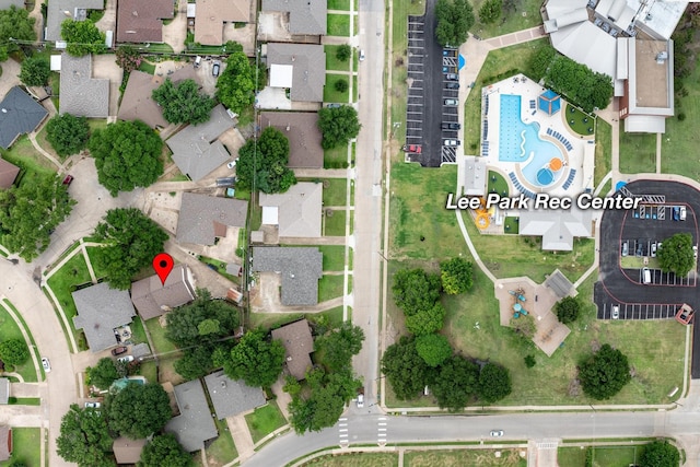 200 Hillcrest Ct, Irving, TX 75062 - aerial overview of property's location featuring nearby suburban area