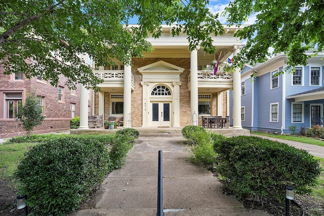 4914 Victor St Unit 1-4, Dallas, TX 75214 - view of front facade with french doors and a porch