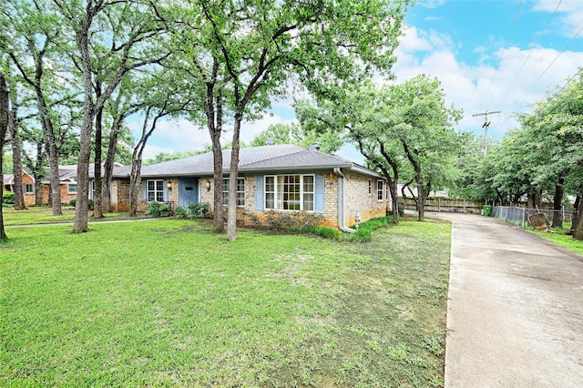 1013 Mountain Ter, Hurst, TX 76053 - ranch-style home featuring driveway, brick siding, and roof with shingles