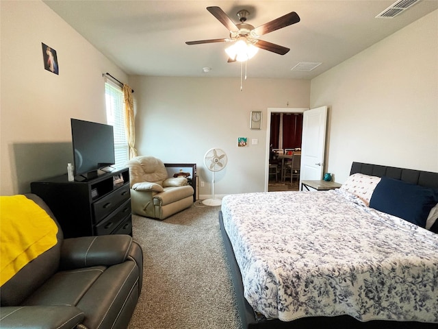 4107 Reese Ln, Krum, TX 76249 - bedroom with carpet and ceiling fan