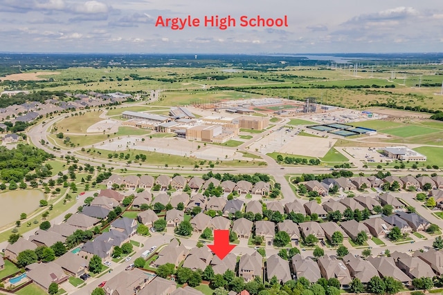 6340 Crossvine Trl, Flower Mound, TX 76226 - aerial view of residential area