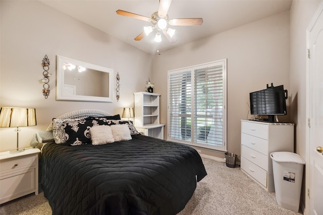 3001 Coventry Ln, Waxahachie, TX 75165 - bedroom featuring light carpet and a ceiling fan