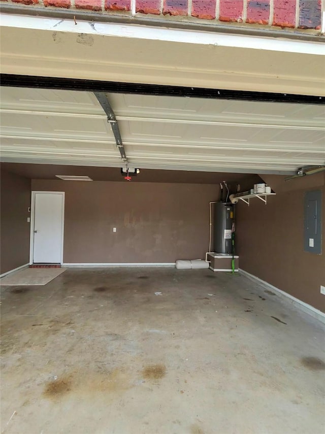 3116 Montserrat Creek Dr, Little Elm, TX 75068 - garage featuring electric panel and electric water heater