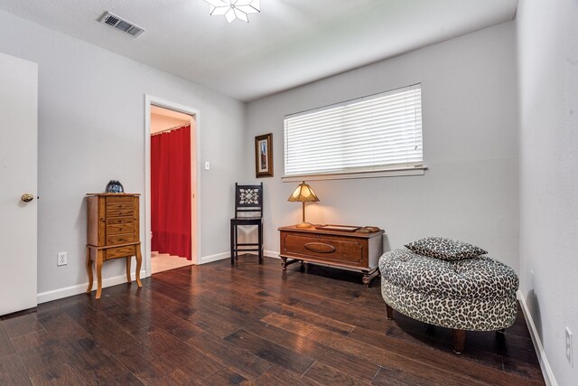 2313 Parkhaven Dr, Plano, TX 75075 - sitting room featuring hardwood / wood-style floors
